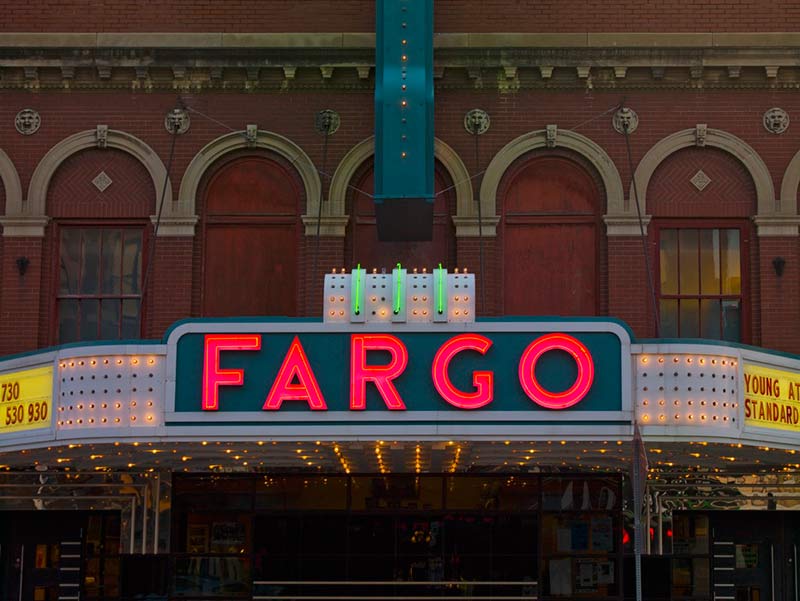 shiny fargo sign