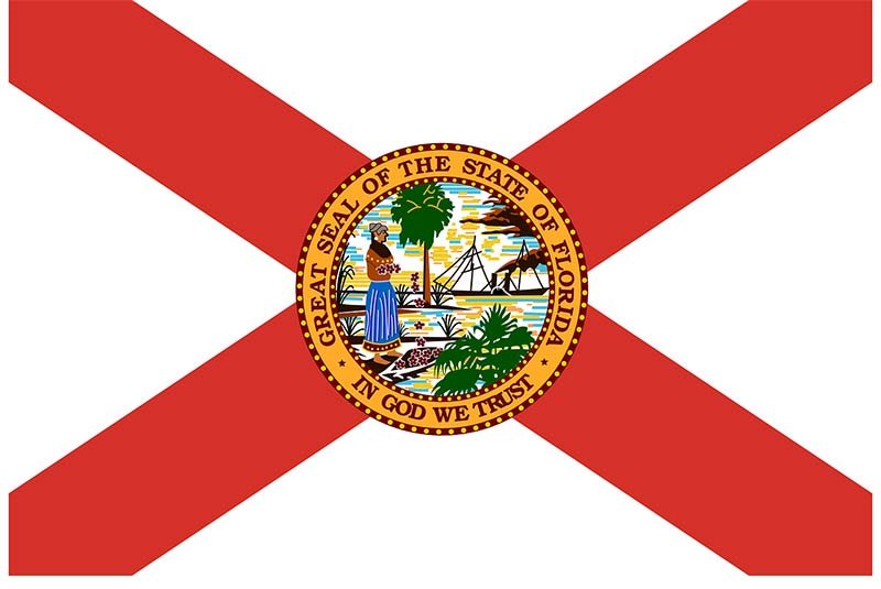 a flag of florida