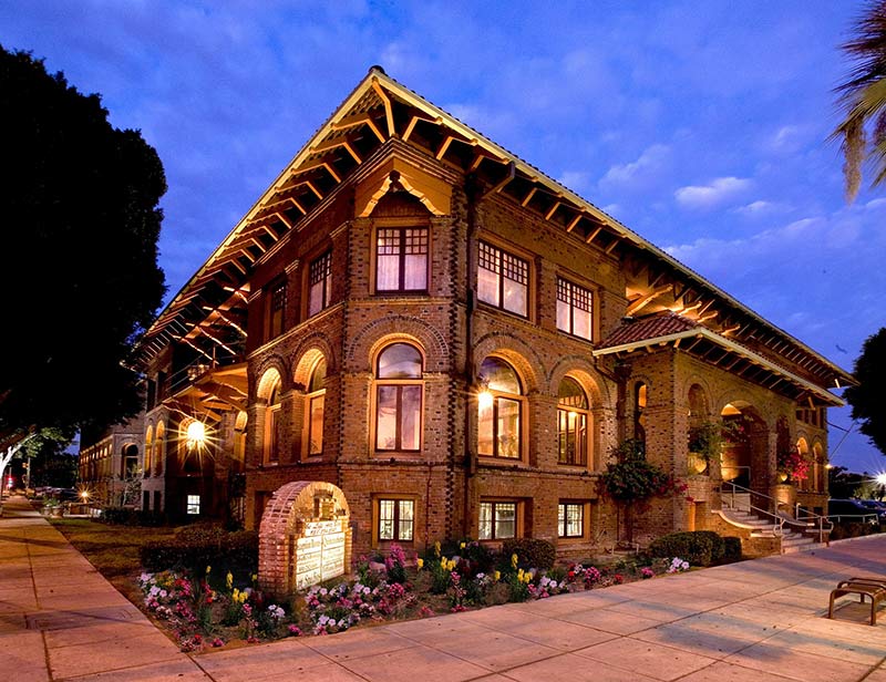 a beautiful old house in riverside