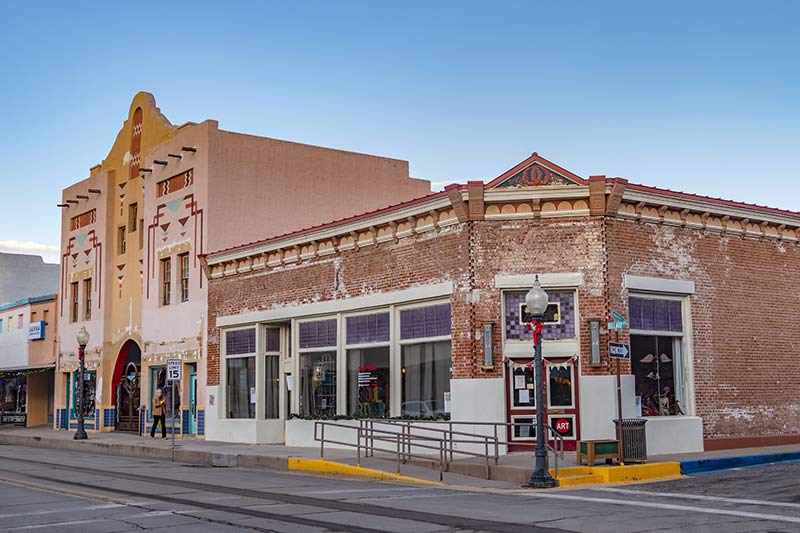 theater building in silver city