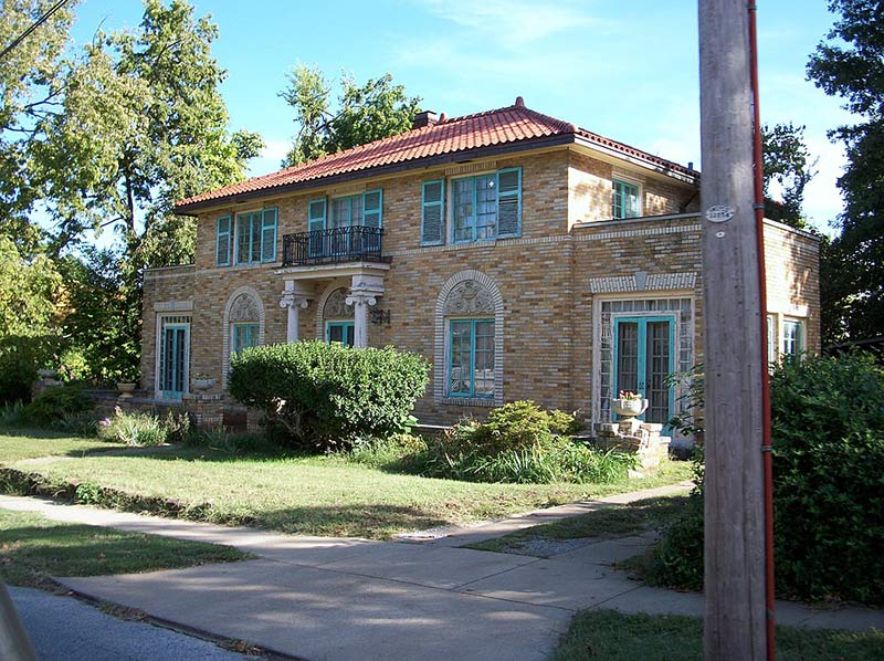 beautiful orange brick building listed in the register of national historic places